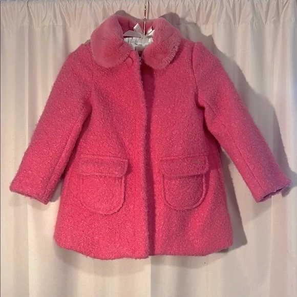 🎁 Preworn Holiday Special Occasion Toddler Girls Size 5 Coat Special Price 🎁 - Picture 1 of 5